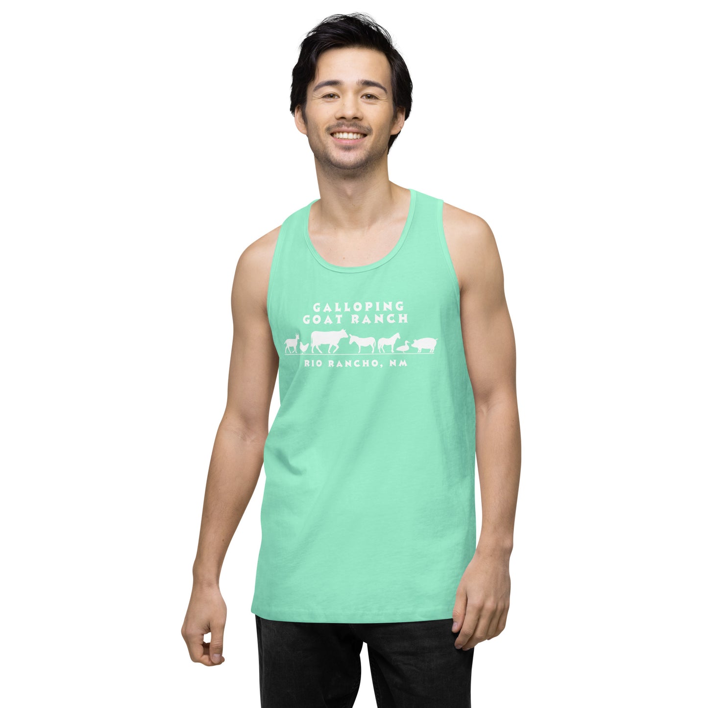 Galloping Goat Ranch: Men’s premium tank top