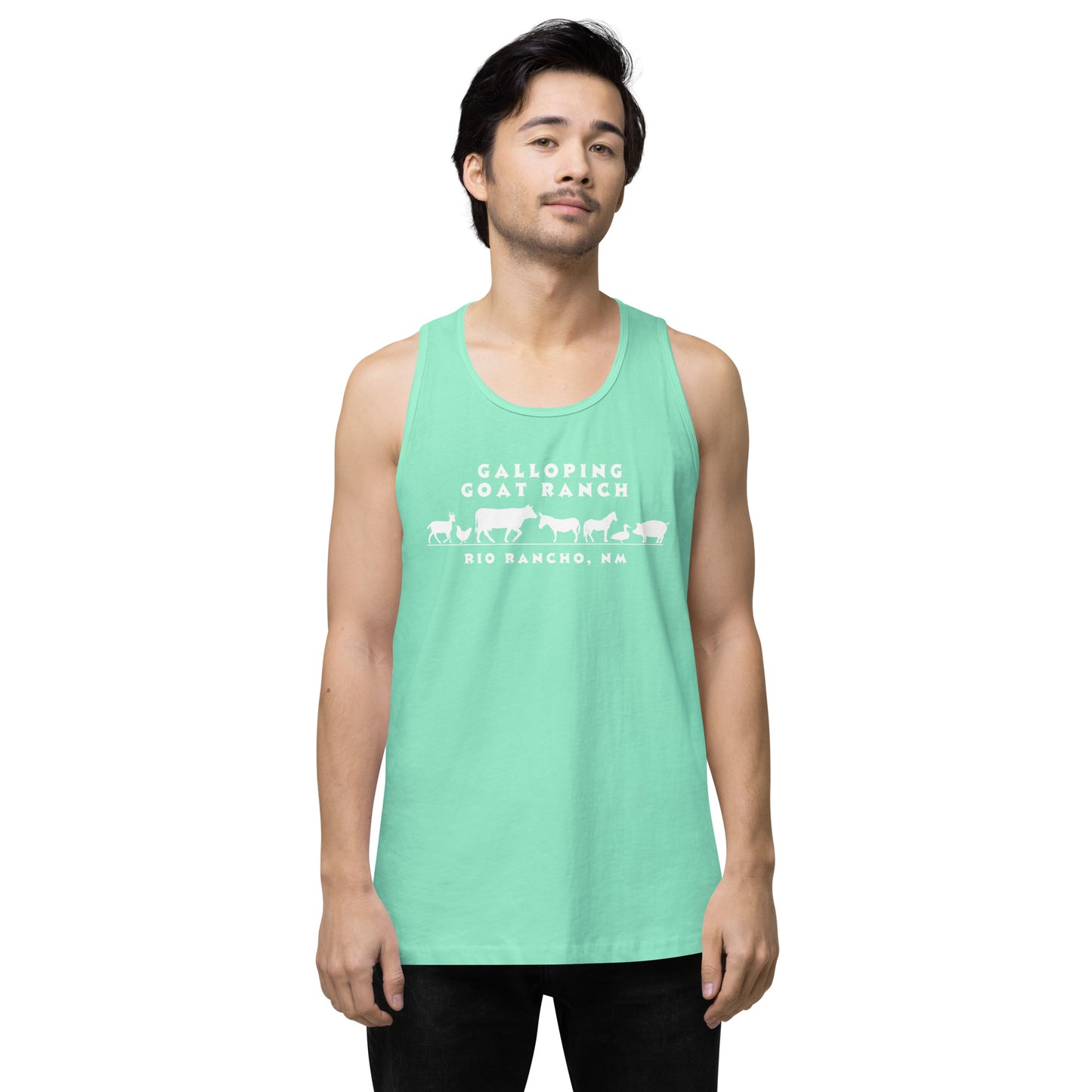 Galloping Goat Ranch: Men’s premium tank top