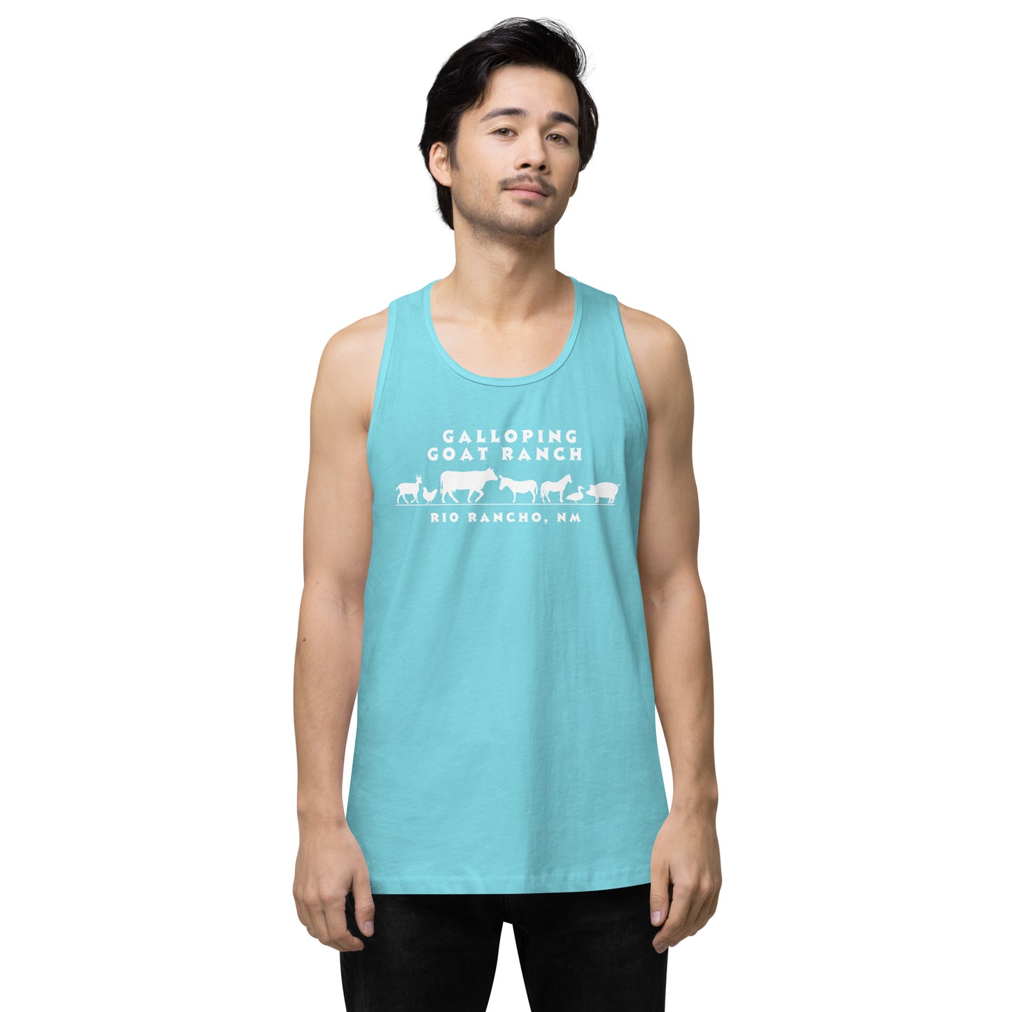 Galloping Goat Ranch: Men’s premium tank top