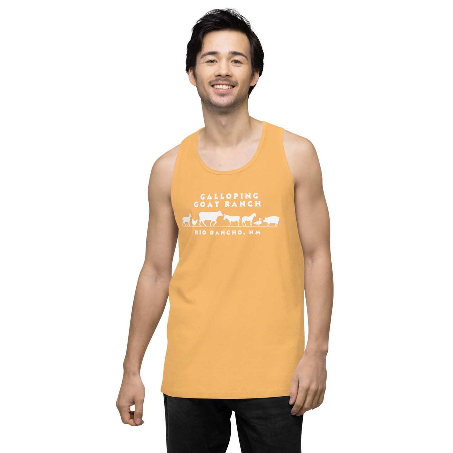 Galloping Goat Ranch: Men’s premium tank top