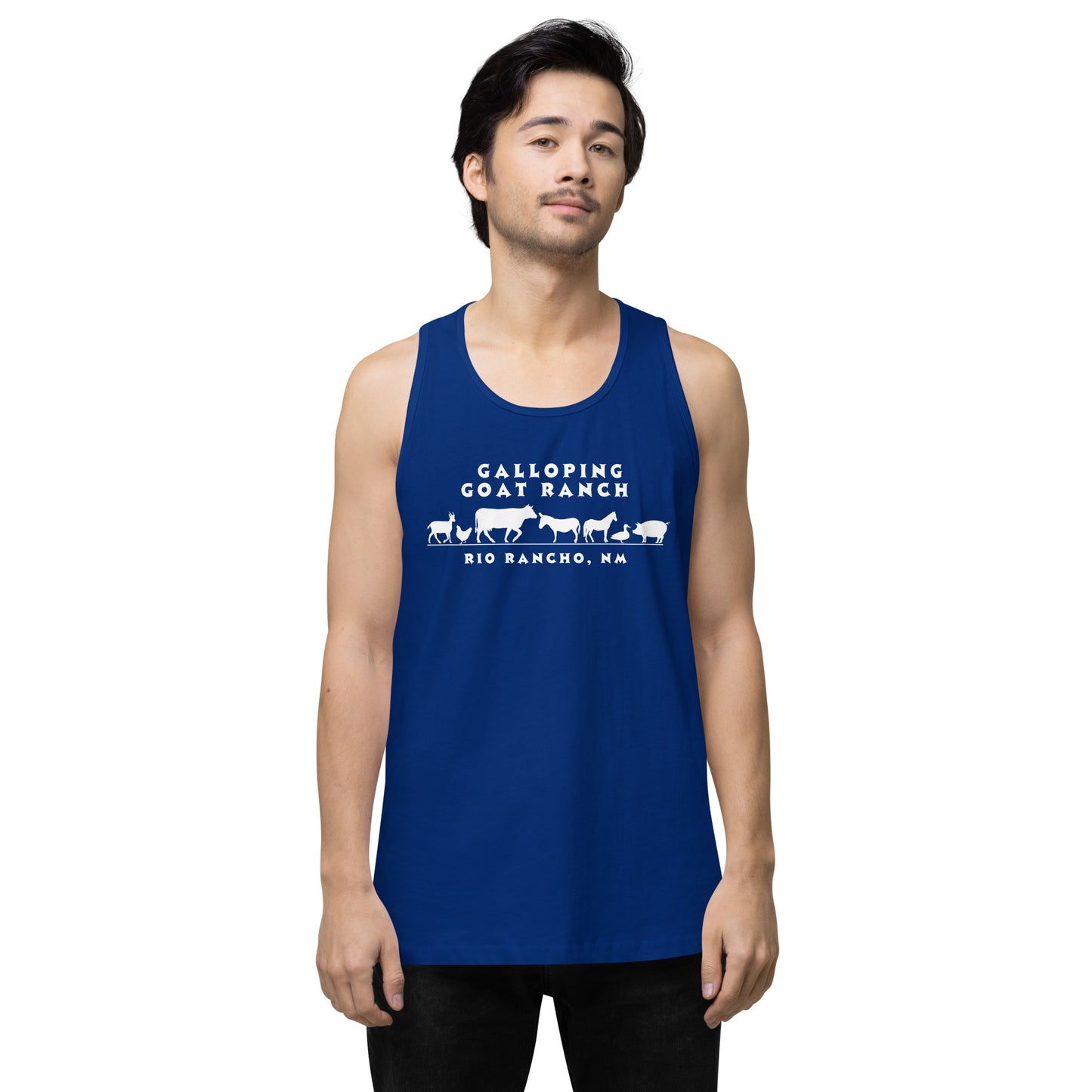 Galloping Goat Ranch: Men’s premium tank top