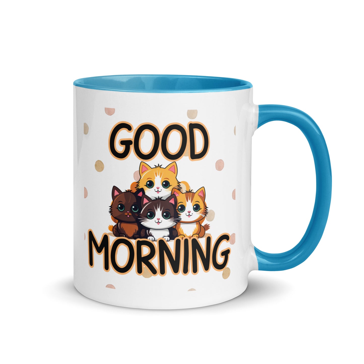 Good Morning Cats: Mug with Color Inside