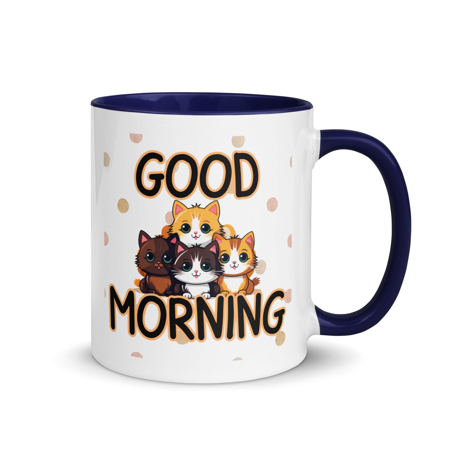 Good Morning Cats: Mug with Color Inside