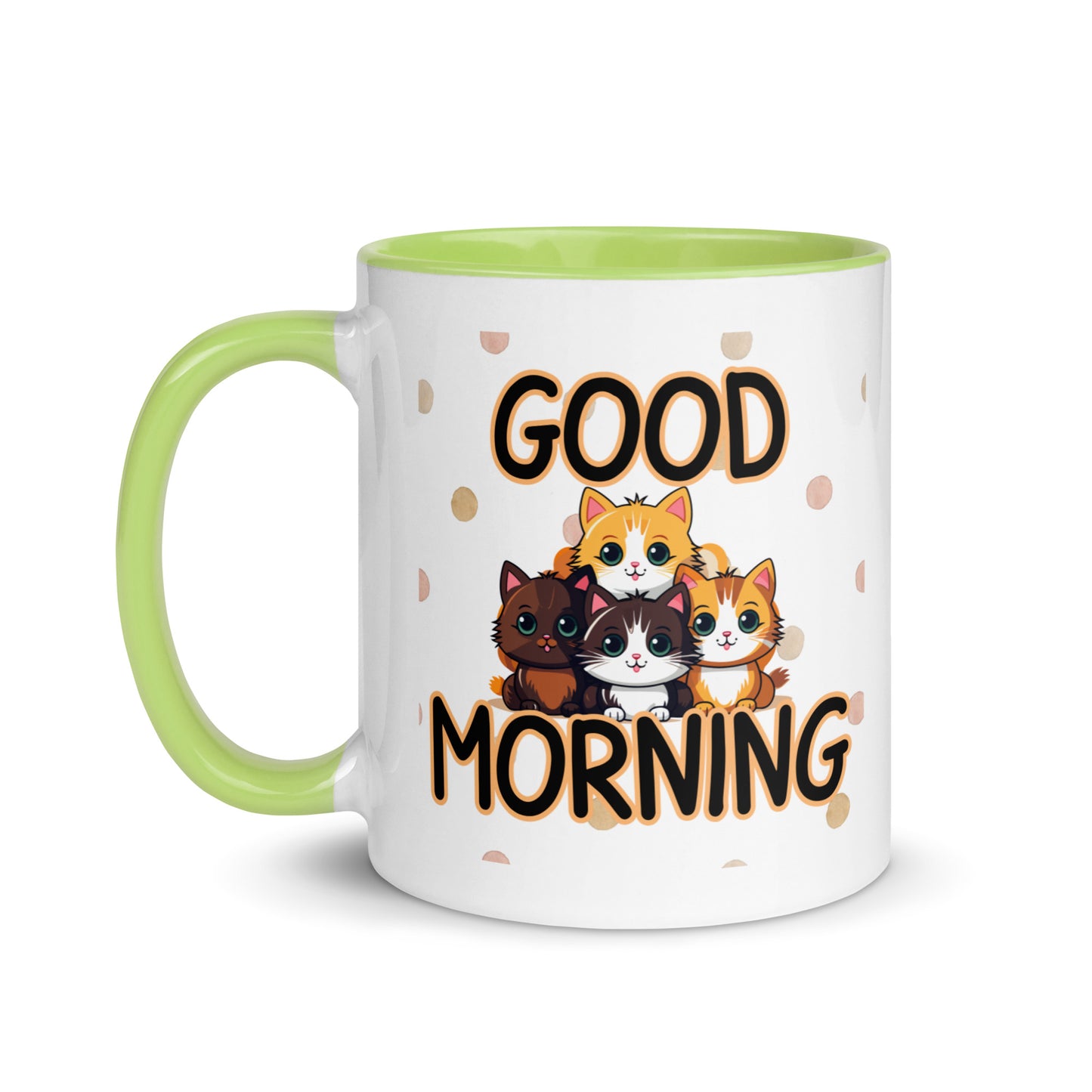 Good Morning Cats: Mug with Color Inside