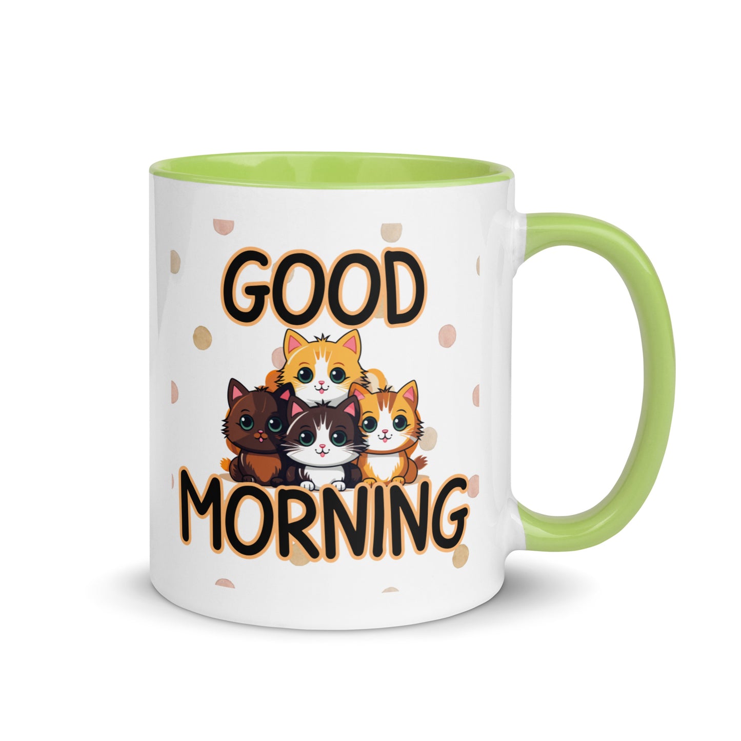 Good Morning Cats: Mug with Color Inside