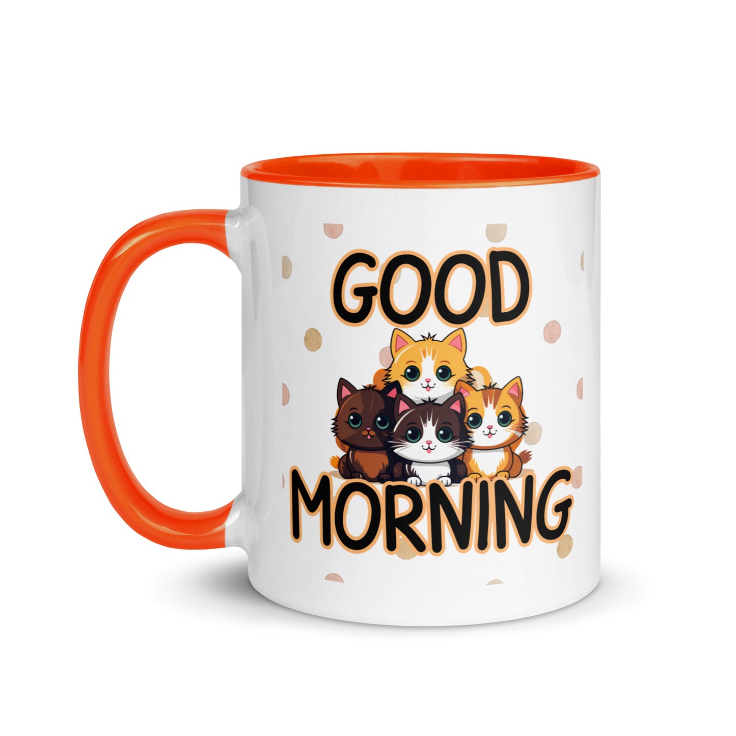 Good Morning Cats: Mug with Color Inside