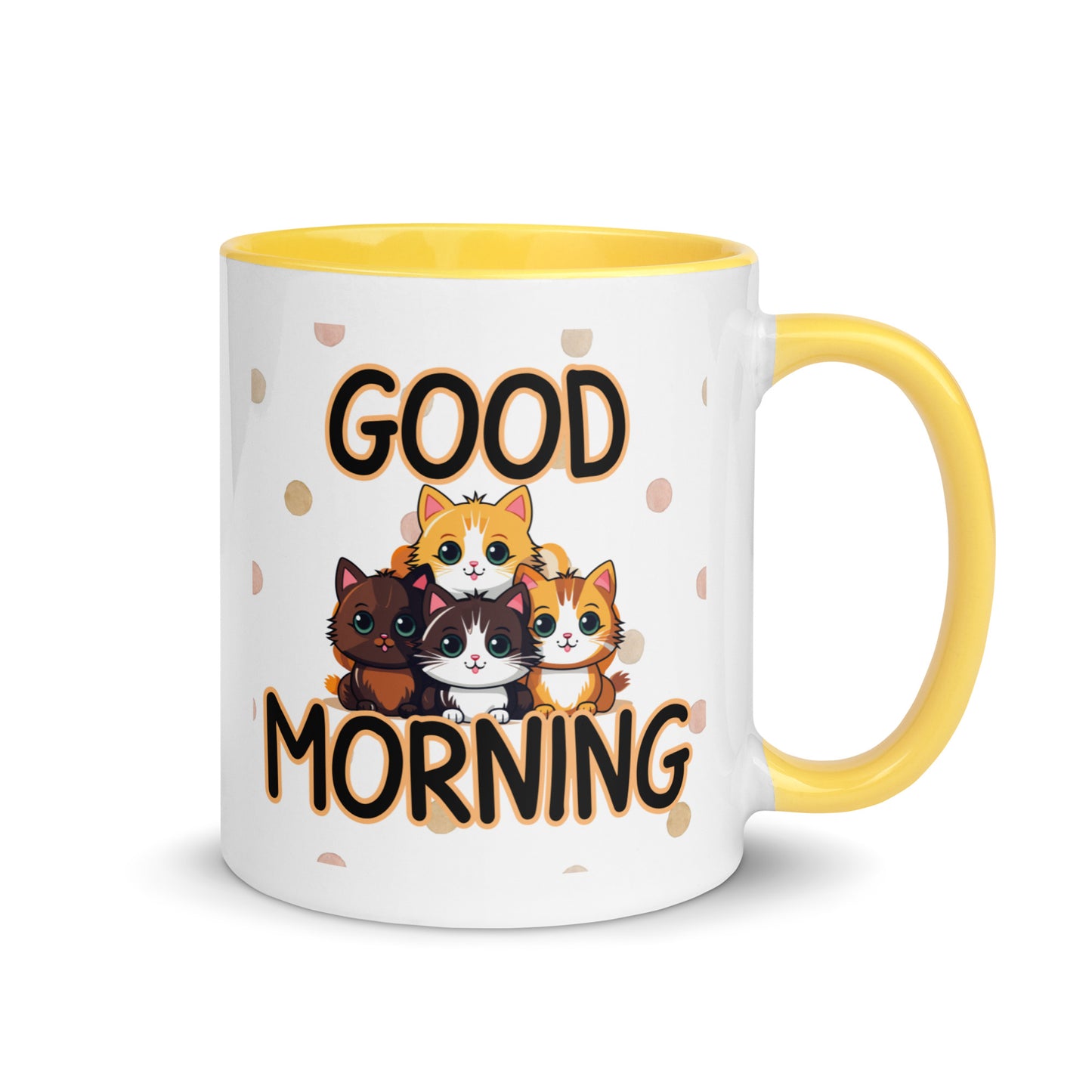 Good Morning Cats: Mug with Color Inside